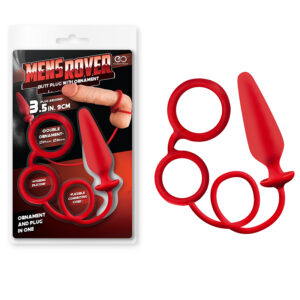 Plug Anal com Anel em silicone - Mens Rover NANMA - Sexshop