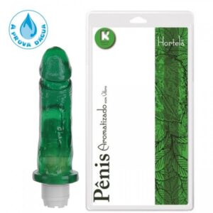 Pênis Realístico Aromatizado Hortelã 17x4 - Sexy shop