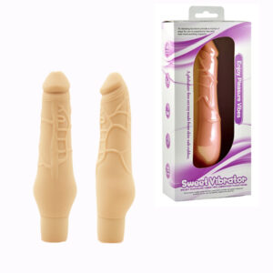 Pênis realístico em silicone com 10 vibrações e veias salientes - Sex shop-0