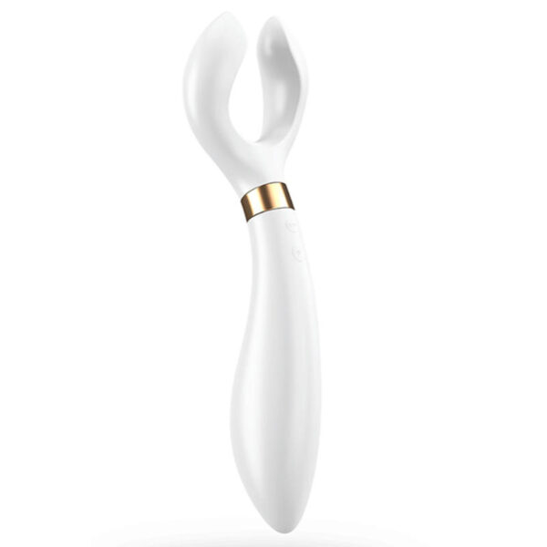 Estimulador e Vibrador SATISFYER Partner Multfun 3 White - Sex shop