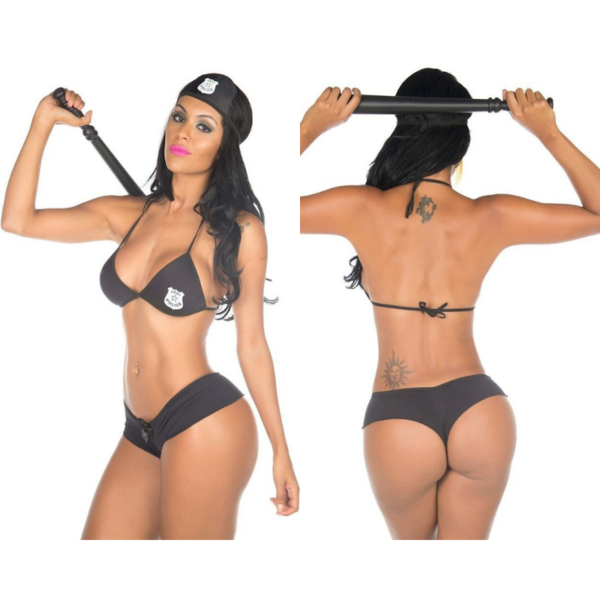 Kit Mini Fantasia Policial 2 Pimenta Sexy - Sex shop