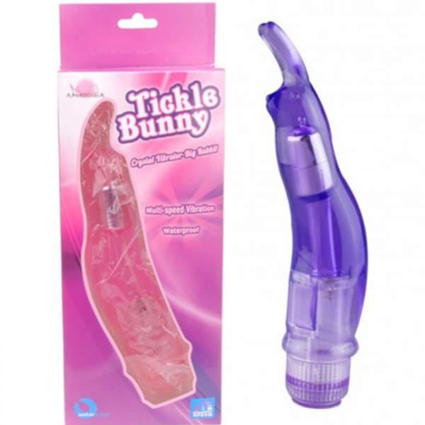 Vibrador em formato de coelho feito em Jelly - Sexshop