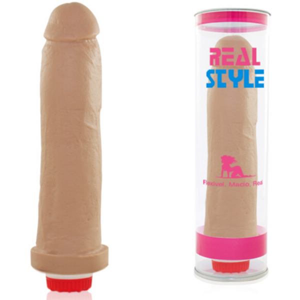 Pênis Real Peter Taurus com Vibrador Style 19x4,5cm - Sexshop