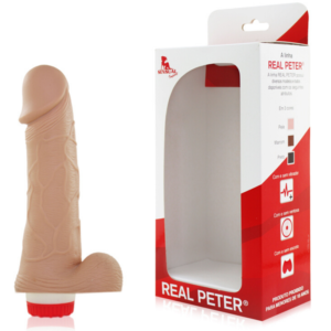 Pênis Real Peter Love 18x3,5cm Com Vibrador - Sexshop