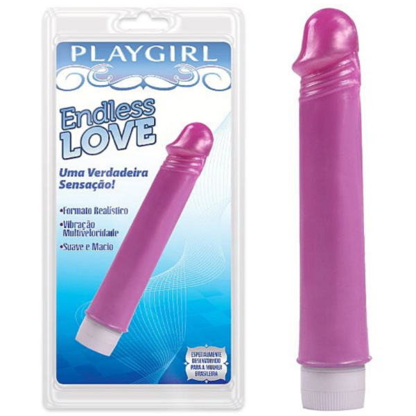 Vibrador Endless Love - em formato de pênis Rosa - Sex shop