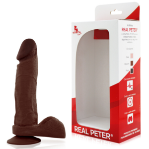 Pênis Real Peter Marrom Boss - 4,5 x 19 cm - Sex Shop