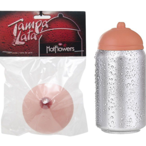 Tampa de Lata Seio Hot Flowers - Sexshop