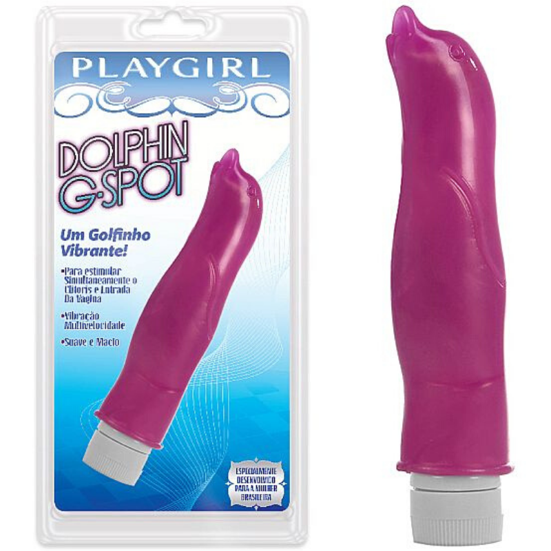 Vibrador Dolphin G-Spot formato de golfinho Rosa - Sex shop