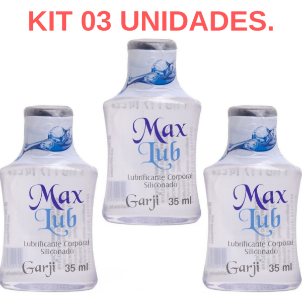 Max Lub Lubrificante Siliconado 35ML Garji - Sex shop