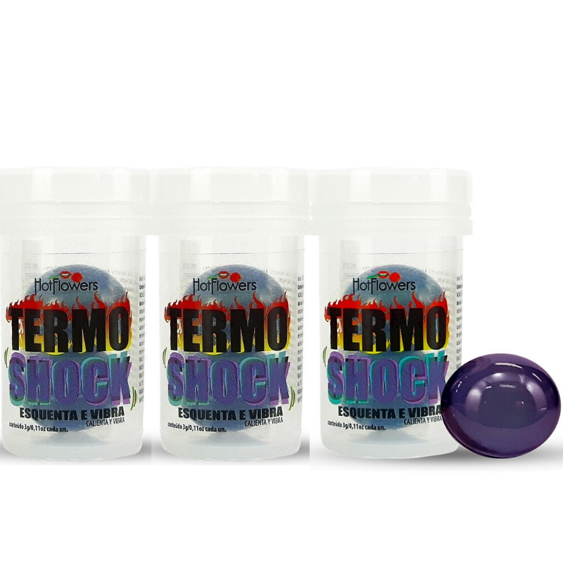 Kit Bolinha Termo Shock Hot Ball 02 unidades cada HotFlowers - Sex shop