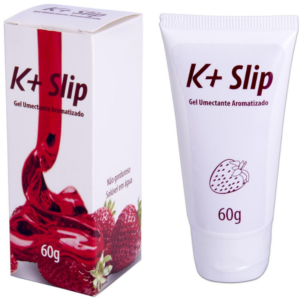 Lubrificante K+ Slip Aromático 60g Morango - Sex shop