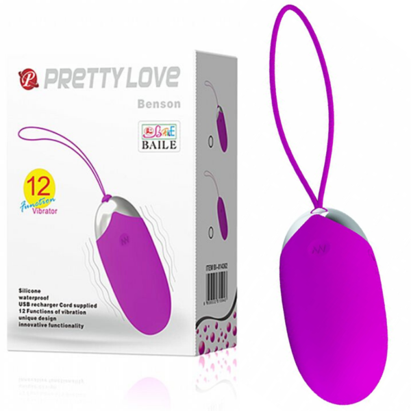 Vibrador Feminino Recarregável - Benson - Pretty Love - Sexshop