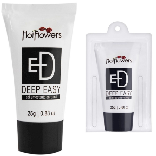 Anestésico Anal Deep Easy Gel Umectante Hot Flowers - Sexshop