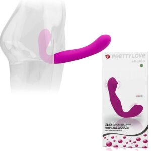 Vibrador E Estimulador Silicone Duplo Recarregável PRETTY LOVE ANGELO - Sexshop