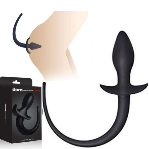 PLUG ANAL COM RABO P6 DOG TAIL - Sexshop