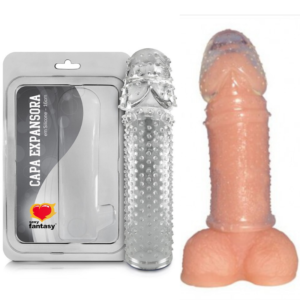 Capa Peniana Sensor Extensora 16cm em Silicone SexyFantasy - Sexshop