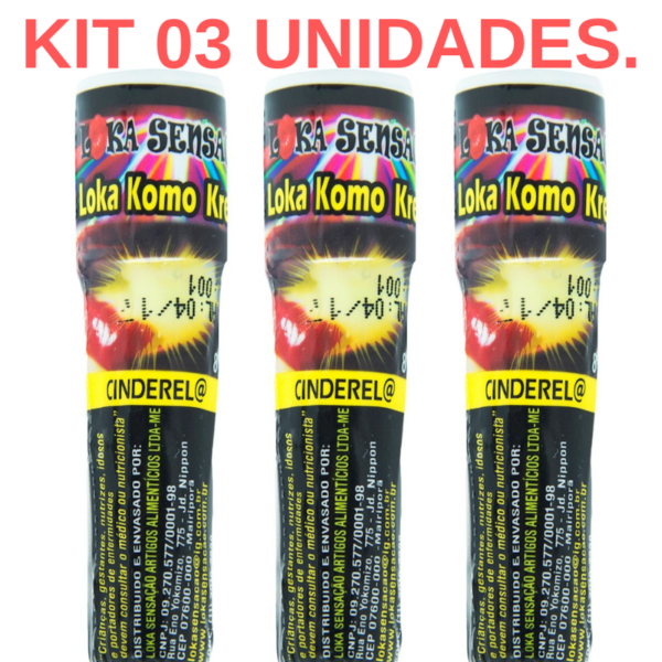 Kit 03 Adstringente Cinderela Sempre Virgem sachê 8ML Loka Sensação - Sex shop