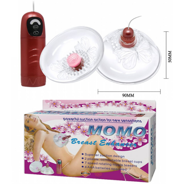 Estimulador e Vibrador de Mamilos - Momo II - Baile - Sexshop