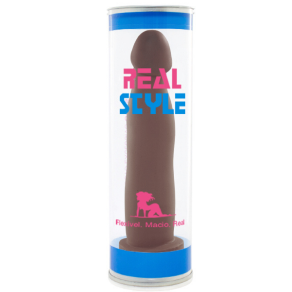 Pênis Real Peter Fit Style Marrom 17,4x2,5cm - Sex shop