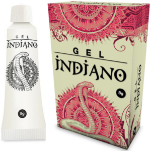 Gel Indiano 8 gramas bisnaga - Gel Sensibilizante - Sexshop