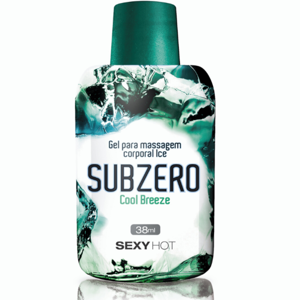 Gel para massagem beijável SUBZERO - Cool Breeze - Sexshop