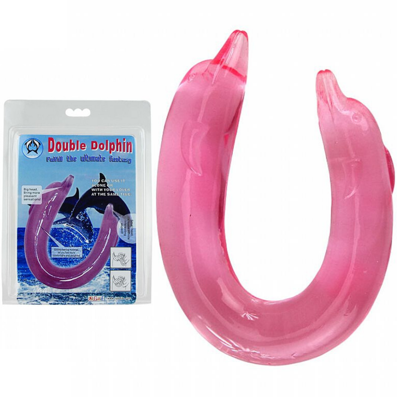 Pênis Dildo em Formato de Golfinho - Double Dolphin - Baile - Sex shop