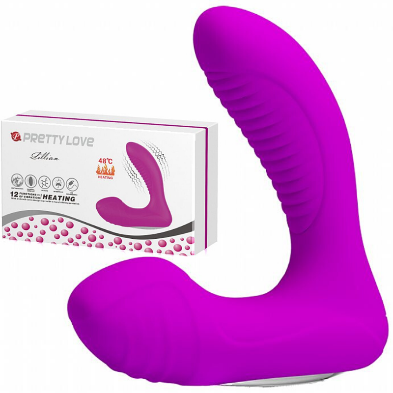 Vibrador Feminino com Auto-aquecimento - Lillian Pretty Love - Sexshop