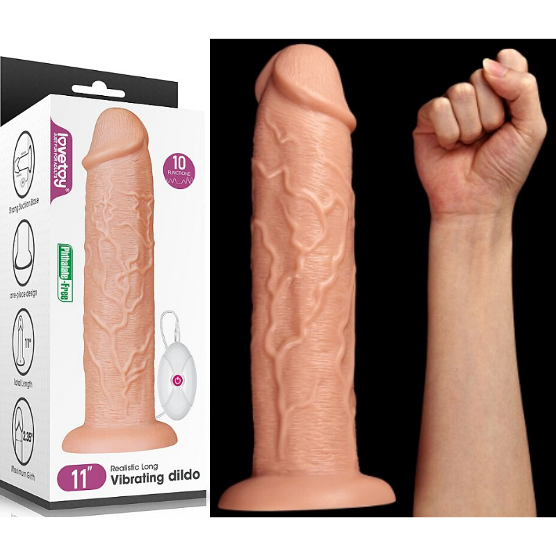 Pênis Grande Realístico - Chubby Dildo II - Lovetoy - Sex shop