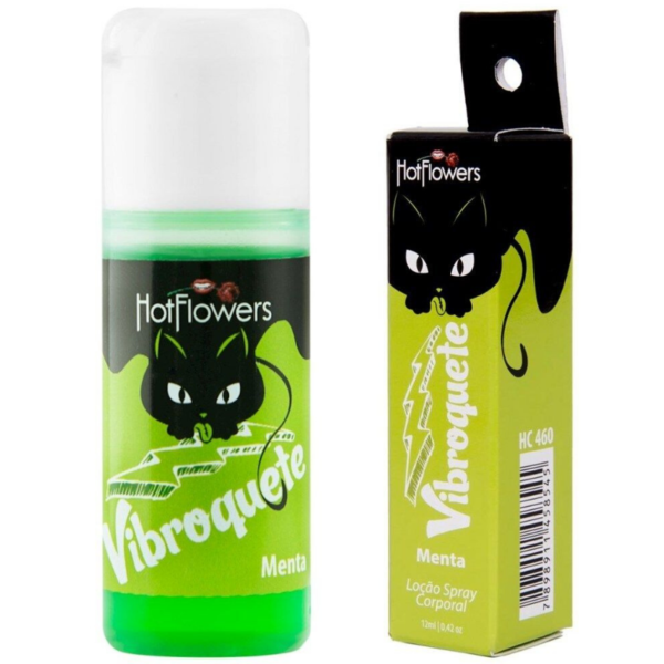 Kit 03 Gel Sexo oral Vibroquete Menta Vibrante 12gr Hot Flowers - Sex shop