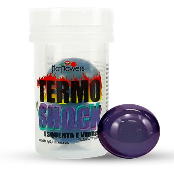 Kit Bolinha Termo Shock Hot Ball 02 unidades cada HotFlowers - Sex shop