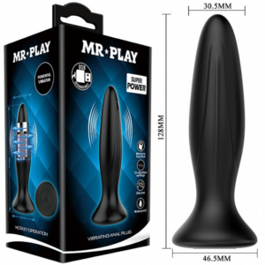 Plug Anal Vibrador Massageador - MR PLAY - Pretty Love - Sex shop