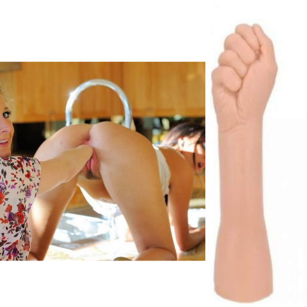 Fisting penetrável forma de mão Fechada pele - Sexshop