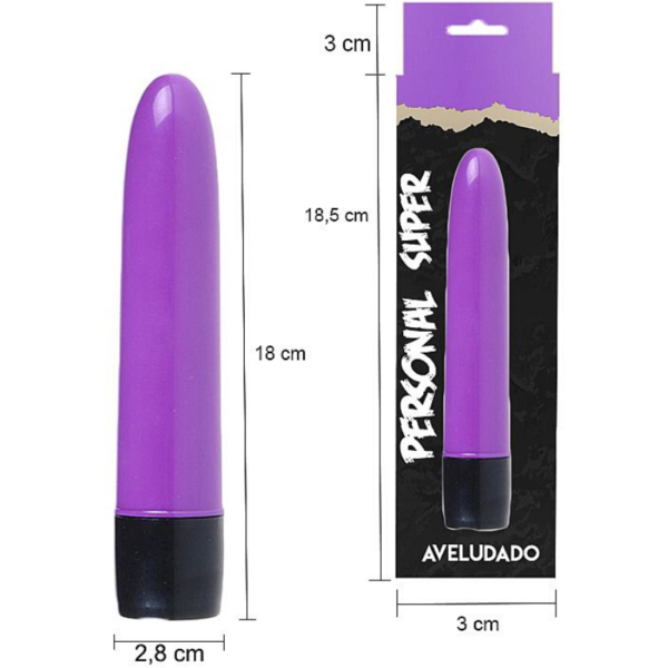 Vibrador Power Personal 18 cm Roxo