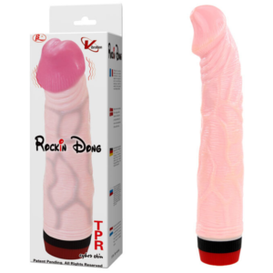 Pênis com Vibrador Dildo Realístico 21cm - Sexshop