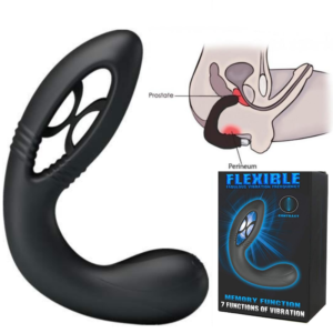 Estimulador de Próstata Recarregável com 7 Modos de Vibração - FLEXIBLE FABULOUS VIBRATION FREEQUENCY - Sexshop