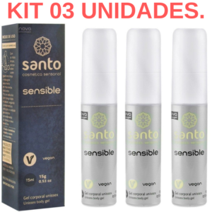 Kit 03 Anestésico anal extra forte SENSIBLE 15g - Sexshop