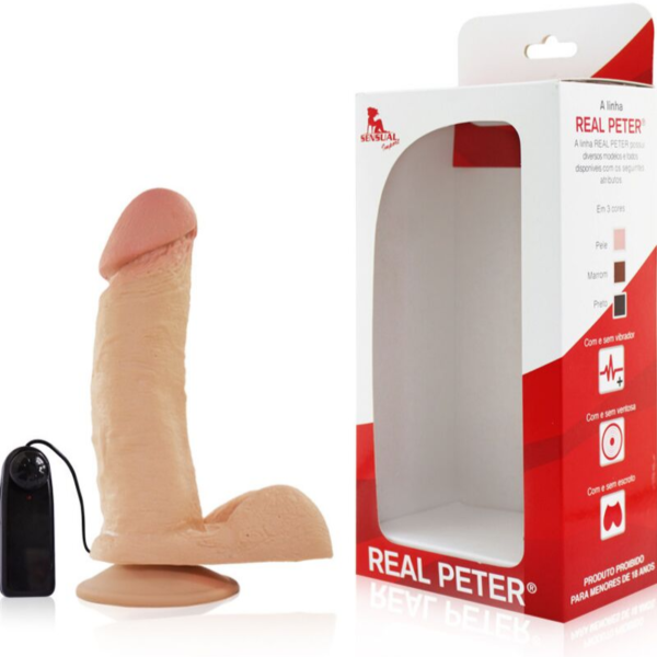 Pênis Real Peter vibrador ideal - 4 x 17 cm - Sex Shop