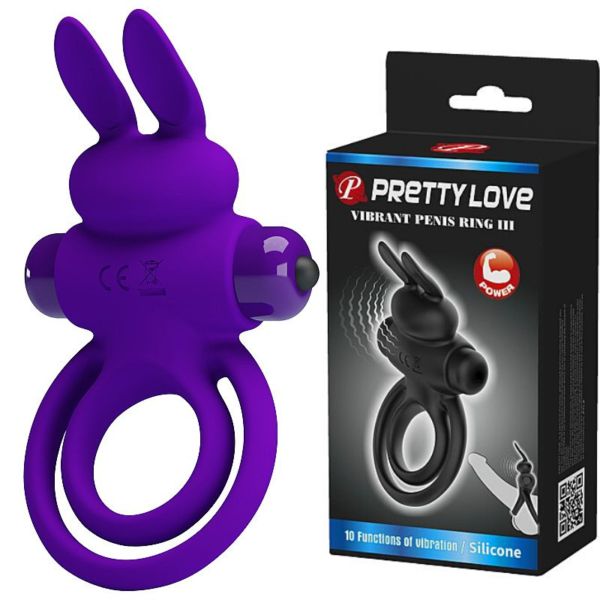 Anel Peniano Vibrant Penis Ring III - Pretty Love - Sexshop