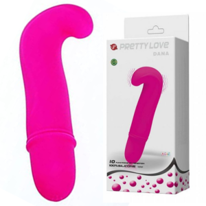 Vibrador Puro Silicone Ponto G - 10 níveis de vibração Dana - Sex shop