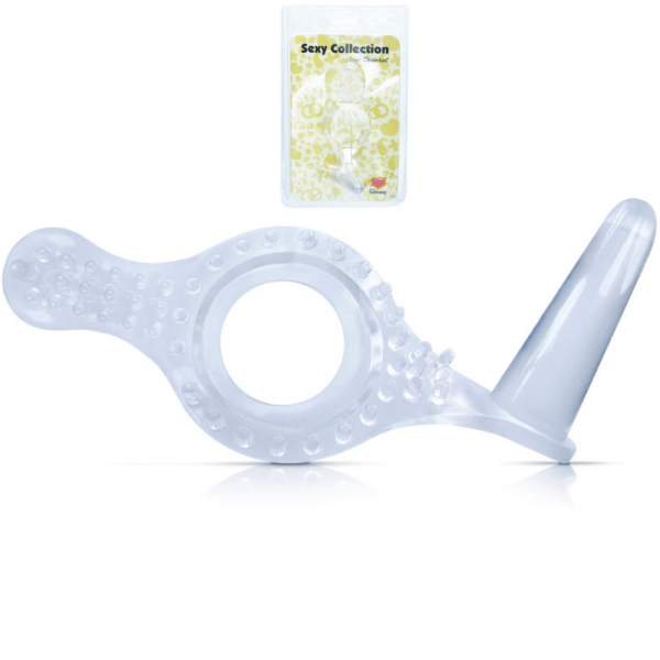 Anel Duplo Estimulador Plug Sexy Fantasy - Sexshop