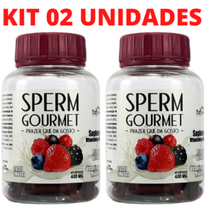 Kit 02 Gozo com Sabor de Tutti-Frutti - Sabor na Ejaculação 60 Capsulas - Sex shop