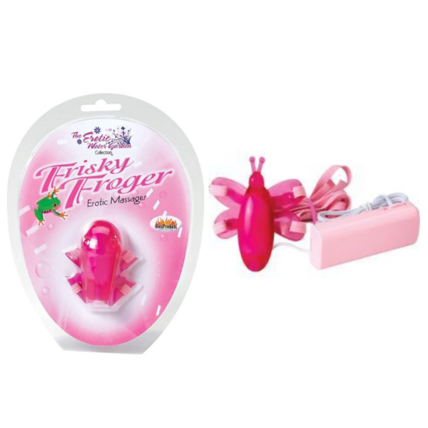 Estimulador clitoriano de sapo - FRISKY FROGUER EROTIC MASSAGER - HOTT PRODUCTS