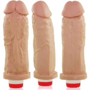 Pênis Real Peter Larger com Vibrador - 18x5cm - Sexshop