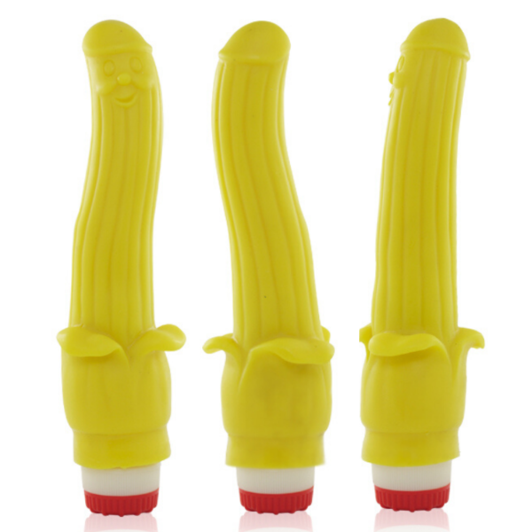 Real Peter Vibrador Banana - 19,5 x 3,5 cm - Sex Shop