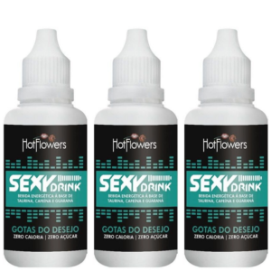 Kit 03 Energético SexyEnergy Dring Gotas 15ml - Sexshop