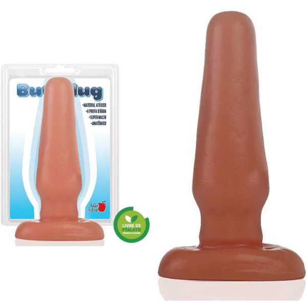 Plug Anal Triton - 12,5 x 3,5 cm na cor pele - Sexshop