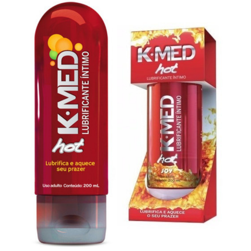 LUBRIFICANTE ESQUENTA ÍNTIMO JOY HOT 200ML K-MED - SEXSHOP