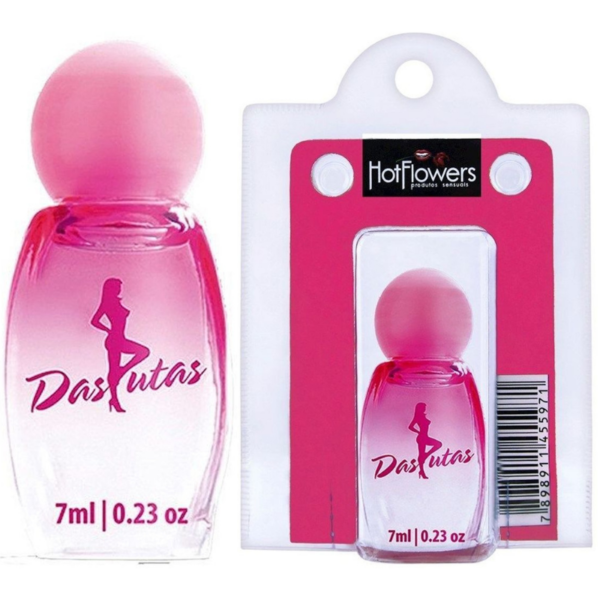 Kit 03 DasPutas Perfume Afrodisíaco Feminino 7ml HotFlowers - Sexshop