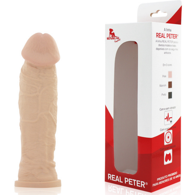 Pênis Real Peter Grosso Charmoso 20x5cm - Sexshop