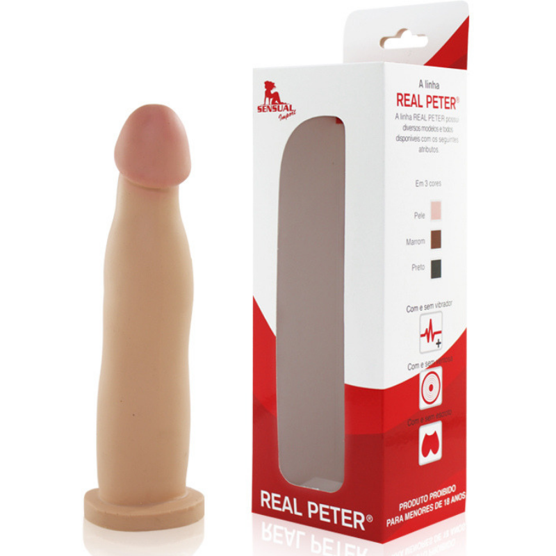 Pênis Real Peter FIT 17,4x2,5cm - Sex shop